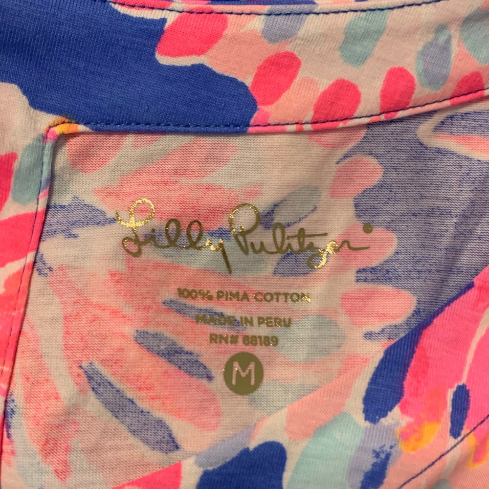 Lily Pulitzer Noelle Bennett Blue Bay Dreamin dress with cute tie back - Picture 13 of 13